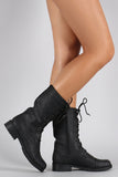 Lug-11 Military Lace Up Mid-Calf Boot