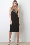 Jersey Knit Midi Dress