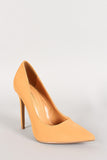 Shoe Republic Nubuck Pointy Toe Stiletto Pump