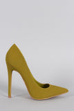 Shoe Republic Nubuck Pointy Toe Stiletto Pump