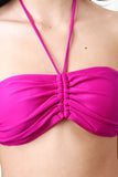 Colored Halter Bandeau Top