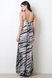 Bleach Dye Maxi Dress