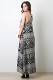 Paisley Pattern Maxi Dress