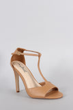 Anne Michelle T-Strap Stiletto Heel