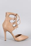 Breckelle Pointy Toe Ankle Cuff Pump