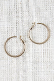 Textured Hoop Earrings