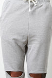 Knee Slit Jogger Pants