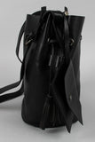 Double Drawstring Bucket Bag