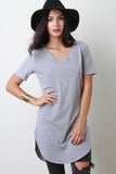 V Neck Short Sleeve Top