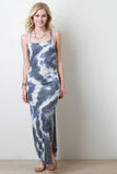 Knitted Tie Dye Maxi Dress