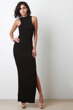 Side Vent Slit Maxi Dress