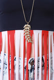 Patriotic Maxi Fringe Top