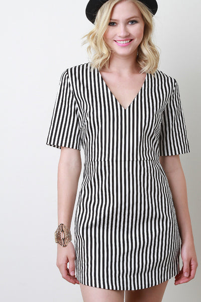 Vertical Striped Dress