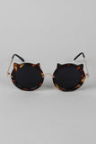 Cat Ears Round Sunglasses