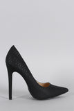 Shoe Republic Snake Pointy Toe Pump