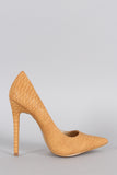 Shoe Republic Snake Pointy Toe Pump