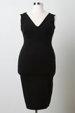 Plus Size Sleeveless Bodycon Dress