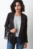 Fringe Accent Cowboy Jacket