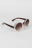 Round Pearl Sunglasses