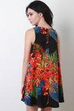 Hibiscus Tropic Shift Dress