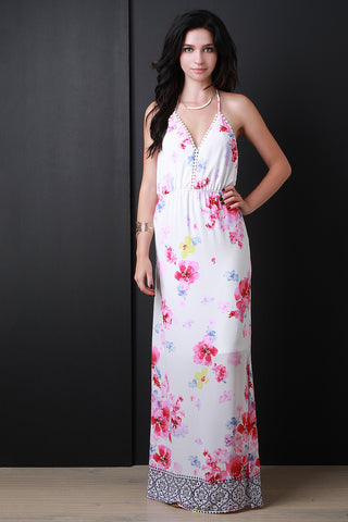 Floral Goddess Maxi Dress