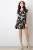 Floral Empire Waist Dress