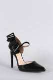 Qupid Lush Bow Mary Jane Dorsay Pump