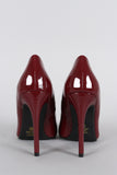 Delicious Glossy Pointy Toe Stiletto Pump