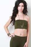 Jersey Bandeau Top