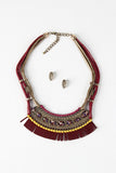 River Tribe Woven Plate Necklace