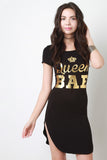 Queen Bae Short Sleeve Dress