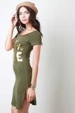 Queen Bae Short Sleeve Dress