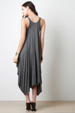 Sleeveless Drape Maxi Dress