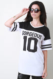 Gorgeous 10 Sports Jersey Top