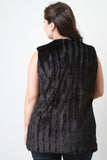 Ridged Fur Vest