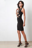 Cage Front Midi Dress