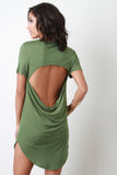 Open Back T-shirt Dress