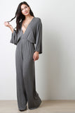 Jersey Knit Palazzo Jumpsuit