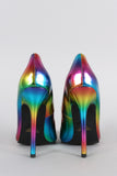 Hologram Pointy Toe Single Sole Stiletto Pump