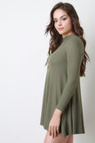 Long Sleeve Thermal Swing Dress