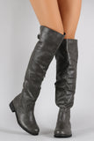 Classic Round Toe Riding Over-The-Knee Boots