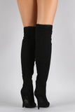 Suede Pointy Toe Stiletto Over-The-Knee Boots