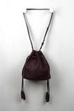 Small Double Drawstring Bucket Bag