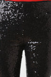 Sequin Fitted Pants