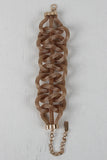 Woven Tube Chain Bracelet