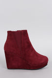 Bamboo Elastic Gores Wedge Booties