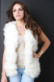 Plush Faux Fur Vest