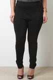 Side Zipper Legging Pants