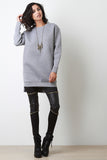 Boxy Side Pocket Sweater Top