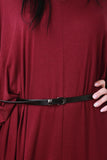 V-Neck Dolman Sleeve Maxi Dress